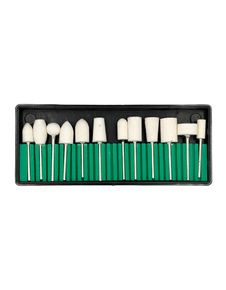 Nail Drill Bit Kit 12 Pcs - Versatile and Precise Nail Drilling Tools