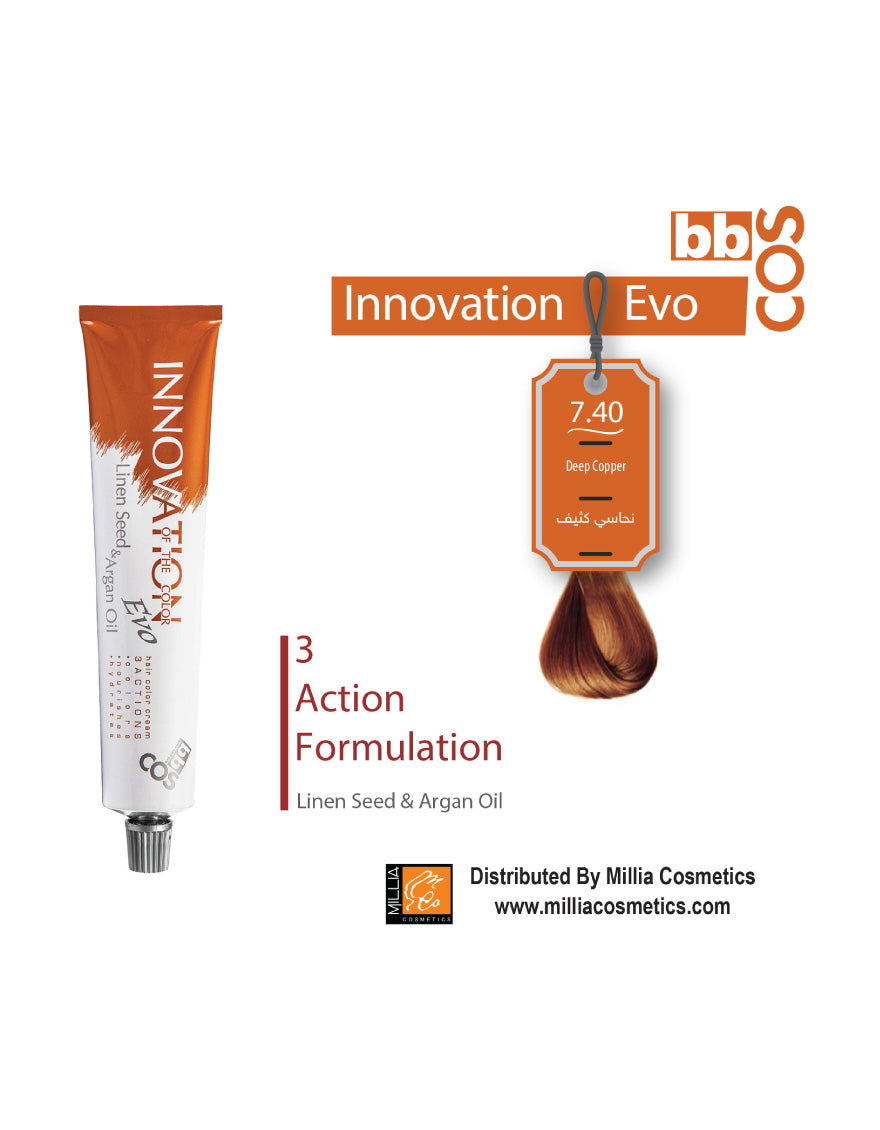 Innovation Hair Color 100 ml- 7.40
