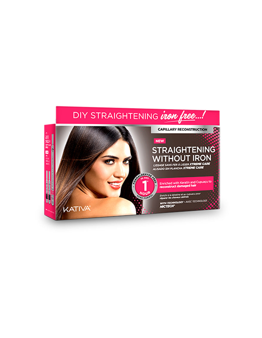 Kativa Hair Straightening without Iron Pink