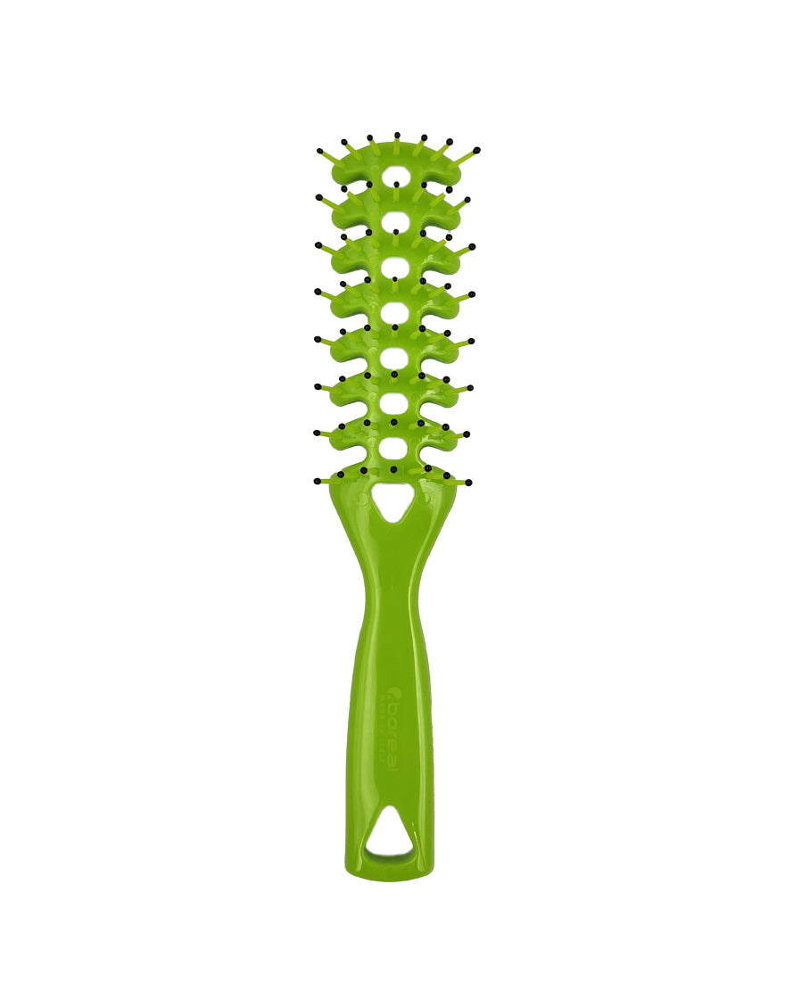 Boreal Family Skeleton Hairbrush Italy -633/D - Green - Effortless Styling and Defined Hair