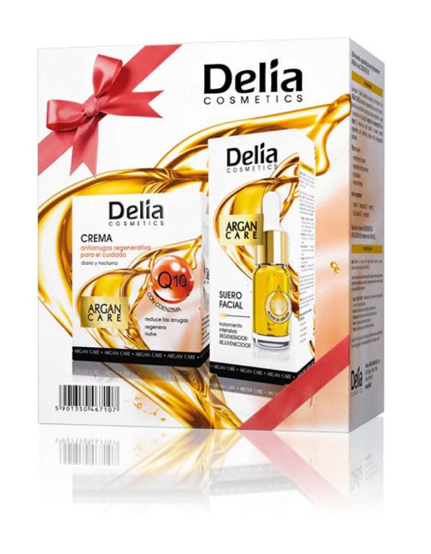 Delia Argan Care Regenerating Cream + Face Serum (Set)