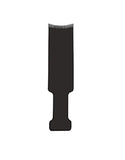 Jully France Balayage Plate – M-01 Long Black Highlighting Paddle for Hair Coloring, Balayage, Ombré & Freehand Application