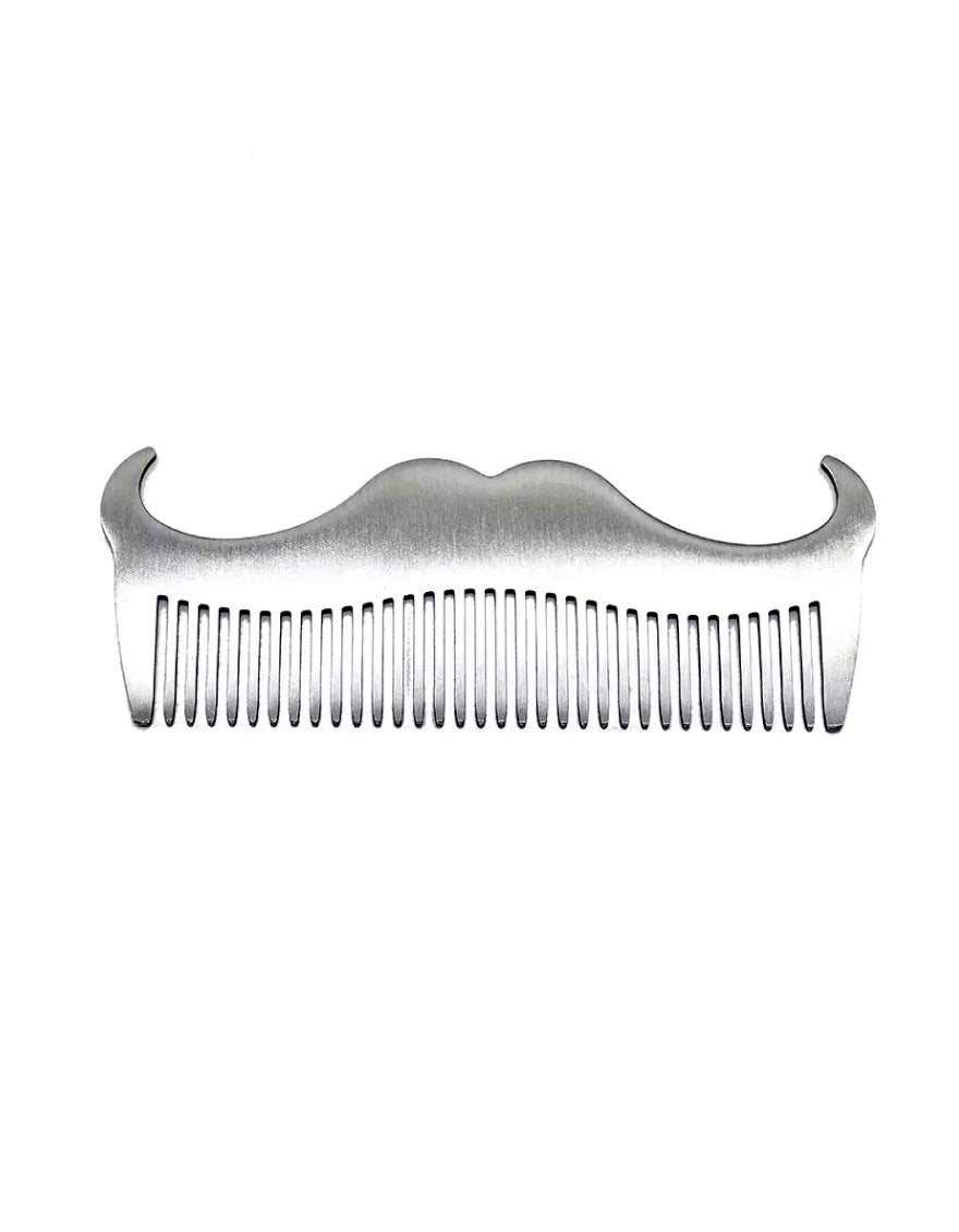 Jully France Beard Comb M-003 Silver