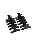 Butterfly Hair Clip 12Pcs E-49 Black