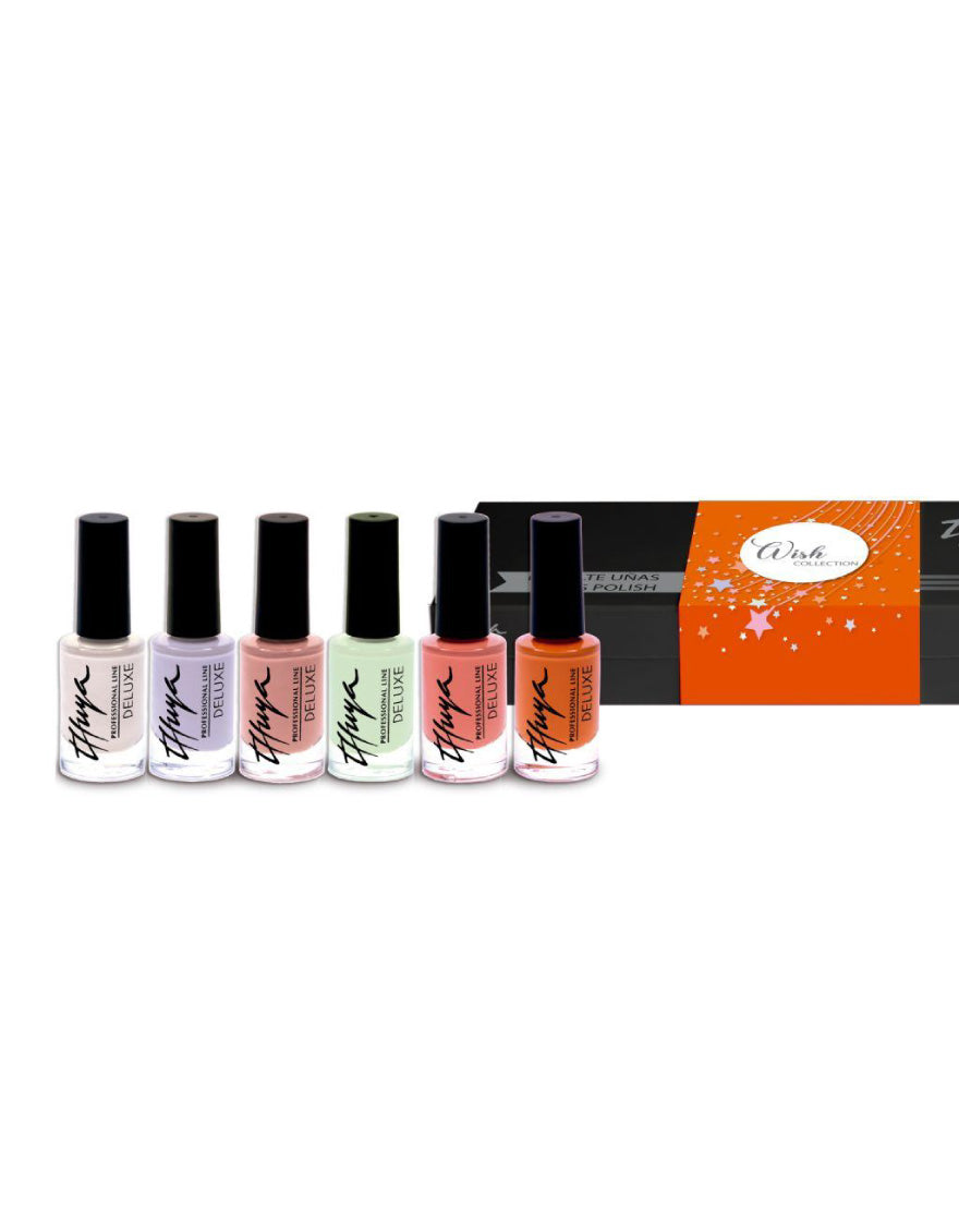 Thuya Kit Esmaltes Deluxe Nail Polish Wish Collection 6u