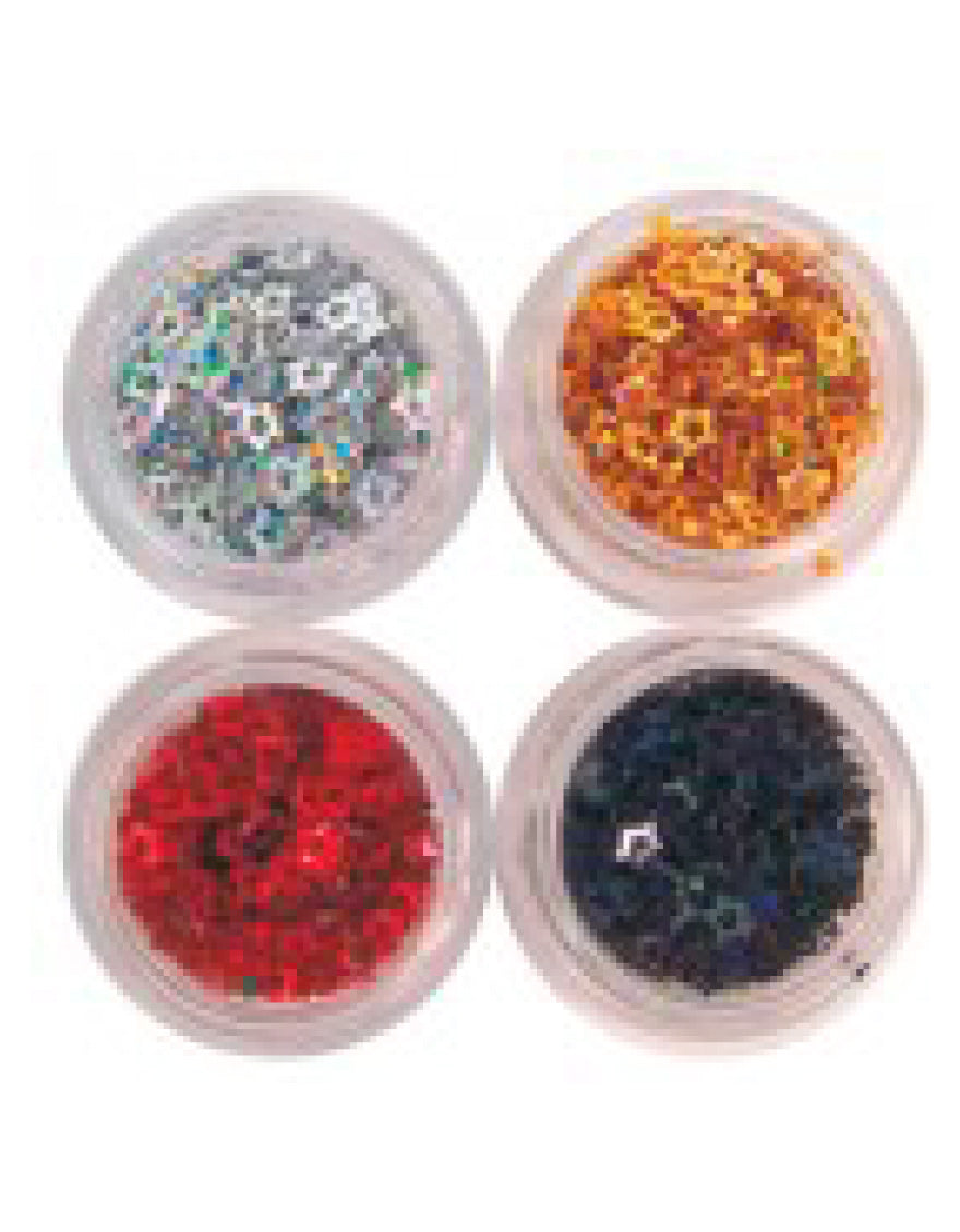 Thuya Glitter Open Star (4 Pcs Pack) (011509019)