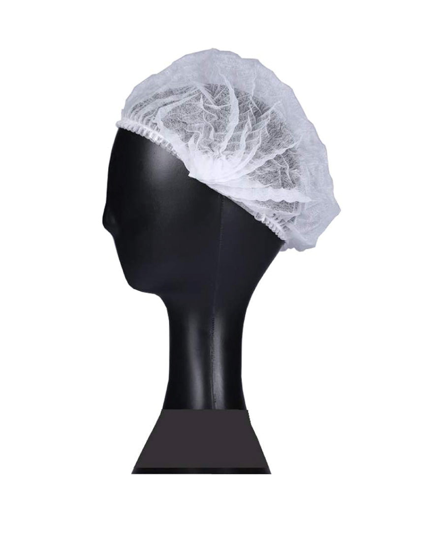 LV Shower Cap (Non-Woven) 100 Pcs - White