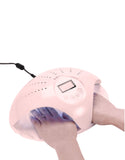 Nail Lamp 48W- Two Hands )QC( Model Sun 669- Pink.