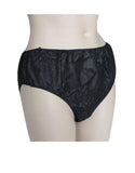 Pilot Disposable Panties 58x35 CM – 100 Pcs (Black & Pink ) Soft, Hygienic, Single-Use Underwear for Spa, Salon, Travel & Postpartum