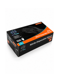 Max Care Black Nitrile Disposable Gloves Large Powder Free 100 Pcs
