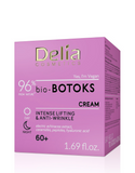 Delia Bio-Botoks Vegan Face Cream 60+ - Intense Lifting & Anti-Wrinkle - 96% Natural