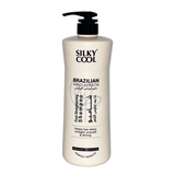 Silky cool Brazilian Nano keratin , Post Straightening /Home Care Shampoo - 1000 ml / 120 ml for Nano Keratin, Anti-Frizz, Smoothing & Shine