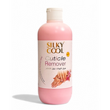 Silky Cool Cuticle Remover 500ml – Pink , Glycerine-Enriched Formula for Soft, Clean Nail Contours