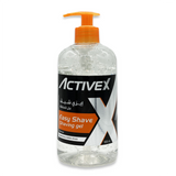 Activex Easy Shave Gel for Men – Non-Foaming Shaving Gel with Pump for Normal & Sensitive Skin, Menthol + Glycerin, 500ml & 2000ml