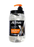 Activex Easy Shave Gel for Men – Non-Foaming Shaving Gel with Pump for Normal & Sensitive Skin, Menthol + Glycerin, 500ml & 2000ml