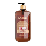 Millia Onion Oil Shampoo (500 ml) – Best Anti-Hair Fall Solution with Argan Oil for Stronger, Healthier Hair