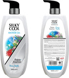 Silky Cool Body Shower Gel 1000 ml With Natural Ingredients & Enchanting Smells | For Smooth & Silky Skin