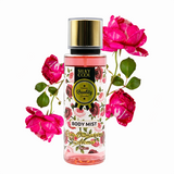 Silky Cool Body Mist 260ml – Refreshing Everyday Fragrance in Tropical Forest, Rosa Damascena, Oriental Dream, Night Story & Just Pink Scents