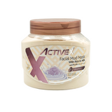 ActiveX Facial Mud Mask 500 ML - Rice & Milk , Detoxifying & Hydrating Rice and Milk Mask for Radiant, Smooth Skin