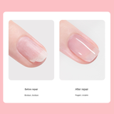 Thuya Ridge Filler Base Coat 14 ml – Nail Ridge Filler & Strengthening Base Coat for Uneven Nails, Air-Drying Nail Smoothing Base