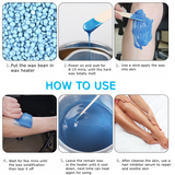 Roial Hot Pearl Wax 800 gm. Blue (DRFS)