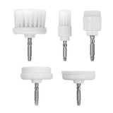 Jully France Facial Brushes 5 Pcs Set-  for Deep Cleanse & Dead Skin Removal Beauty Machine replacement heads