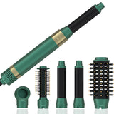 MULLINER 4 in 1 Hair Styler ML-5015 ,  Multi-Functional Hair Dryer Brush & Curling Wand , Volumizing Airflow Technology , 3 Heat & 2 Speed Settings , UK Plug