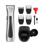 Wahl Beret Cordless Trimmer 08841-636 – Professional Silver Hair & Beard Outlining Trimmer with Chrome Blade