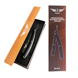 Pilot Premium Butterfly Barber Razor – Safety Razor for Men with Interchangeable Blades, Lightweight, Ergonomic Shavette for Professional Grooming & Precision Shaving – Available in Gold, Silver, and Matte Black
