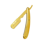 Pilot Premium Butterfly Barber Razor – Safety Razor for Men with Interchangeable Blades, Lightweight, Ergonomic Shavette for Professional Grooming & Precision Shaving – Available in Gold, Silver, and Matte Black