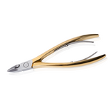 Nghia NL-207 (JAW 11) Gold Plated Nail Nipper – Precision Stainless Steel, 11mm Blade, Professional Nail Care Tool