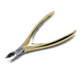 Nghia NL-207 (JAW 11) Gold Plated Nail Nipper – Precision Stainless Steel, 11mm Blade, Professional Nail Care Tool