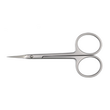 Nghia KD-710 Cuticle Scissor – Sharp Curved Tip, Stainless Steel, Matte Finish, Professional Nail Care Tool (Jaw 103)