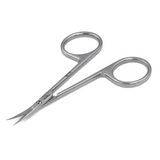 Nghia KD-714 Cuticle Scissor – Sharp Curved Tip, Mirror Polished Stainless Steel, Professional Nail Care Tool (Jaw 102.5)