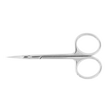 Nghia KD-715 Cuticle Scissor – Sharp Hooked Tip, Mirror Polished Stainless Steel, Professional Nail Care Tool (Jaw 102.5)