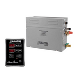 Amazon AR9C 9kW Steam Bath Generator for Home, Spa & Salon – Stainless Steel Steam Room Heater with Waterproof Touch Control Panel