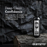 Gummy Professional 2-in-1 Beard Shampoo & Conditioner - Silicone-Free, Vitamin-Infused Beard Cleanser for Hydration & Dandruff Prevention, 100ml