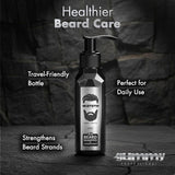 Gummy Professional 2-in-1 Beard Shampoo & Conditioner - Silicone-Free, Vitamin-Infused Beard Cleanser for Hydration & Dandruff Prevention, 100ml