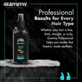 GUMMY Sea Salt Hair Spray 250ml – Texturizing Spray for Beach Waves, Volume & Strong Hold with Matte Finish