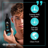 GUMMY Sea Salt Hair Spray 250ml – Texturizing Spray for Beach Waves, Volume & Strong Hold with Matte Finish