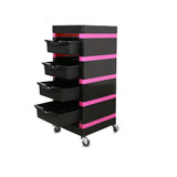 Trolley X102- Black and Purple - Stylish & Functional Storage Solution