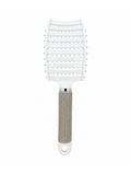 Hair Brush M-94 Silver Vented Detangling Brush with Grip Handle