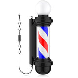 Barber Salon Pole  Light Y-5 Size: 57*19*26 - Black - Waterproof Wall-Mounted Vintage Barber Shop Sign with Switch – Outdoor/Indoor Illuminated Salon Light
