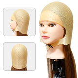 Highlight / Bleaching Cap Q-41 - Beige | Professional Reusable Cap with Needle for Precise Hair Highlights