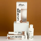 Thuya Let’s Go Dye Kit – Direct Gel Eyebrow Tinting with Saline Solution, 3 Shades: Caramel, Dark Chocolate & Moka, Long-Lasting Professional Brow Color, At-Home or Salon Use
