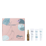 Thuya Spa Foot Care Kit – Professional Pedicure Set with Cream, Mask, Oil & Exfoliant (Lotus Flower / Honeysuckle)