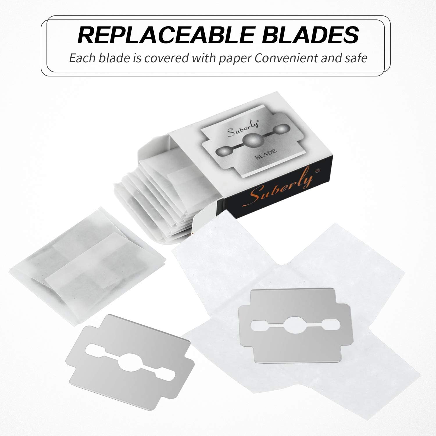 Corn Razor Blades Corn & Callus Shaver Blades – 100 PCS Stainless Steel Replacement Razor ...