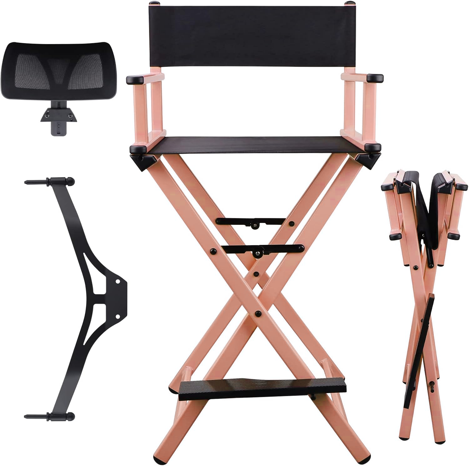 Portable makeup chair with headrest hotsell