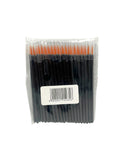 Amora Disposable Eyeliner Brushes with Sleeve - Pack of 50 - Precision Liner