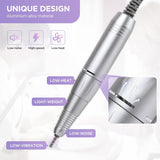 Nail Drill R7 Plus – Professional Electric Nail Drill with Adjustable Speed (0-30,000 RPM), 40W Power for Manicure & Pedicure – Durable ABS Design